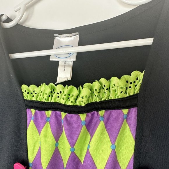 Disney Mad Hatter Alice Wonderland Costume Child Dress Medium 8-10 Halloween - Picture 3 of 9